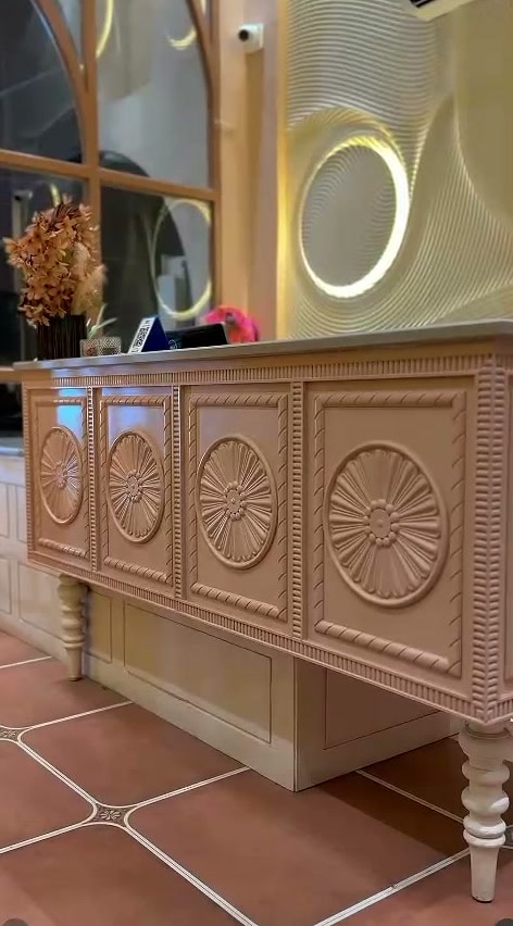 Reception desk at The Cosmo