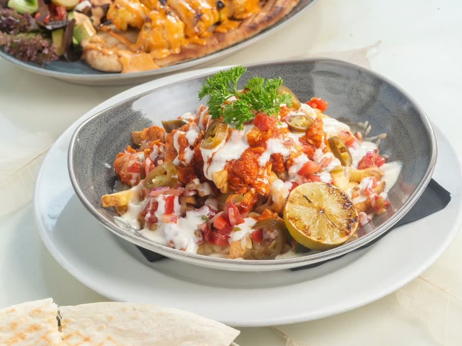 Chaat Style Loaded Nachos